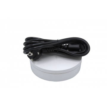 Grayle PowRcord Stroomkabel EU Plug 90 graden > C13 Zwart 2.5 Meter