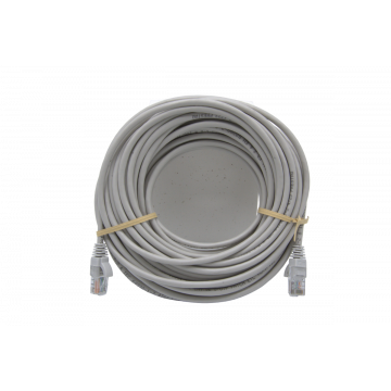 Zybrnet Patch kabel Cat.5e UTP PVC molded grijs 30 meter