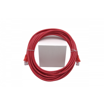 Zybrnet Patch kabel Cat.5e UTP PVC molded rood 10 meter
