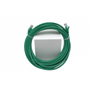 Zybrnet Patch kabel Cat.5e UTP PVC molded groen 10 meter
