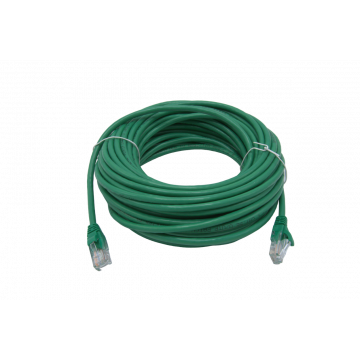 Zybrnet Patch kabel Cat.5e UTP PVC molded groen 30 meter