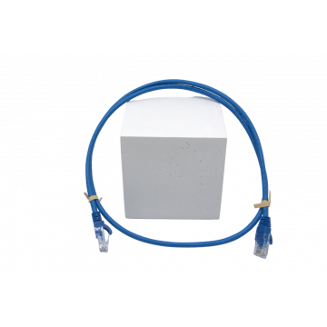 Zybrnet Patch kabel Cat.5e UTP PVC molded blauw 3.0 meter