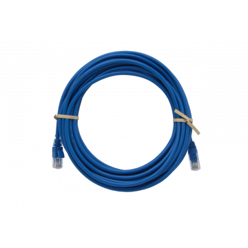 Zybrnet Patch kabel Cat.5e UTP PVC molded blauw 10 meter