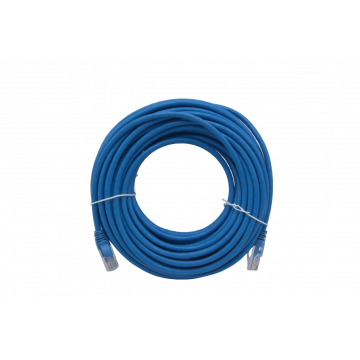 Zybrnet Patch kabel Cat.5e UTP PVC molded blauw 30 meter