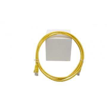 Zybrnet Patch kabel Cat.5e UTP PVC molded geel 3.0 meter