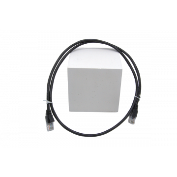 Zybrnet Patchkabel Cat.6 U/UTP Assembled lszh component level zwart 3.0 meter