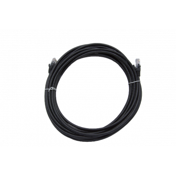 Zybrnet Patch kabel Cat.5e UTP PVC molded zwart 10 meter