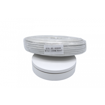 Telecom Modulaire kabel wit 4 draads 100 meter