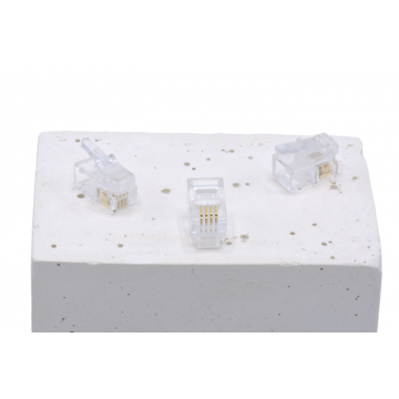 RJ10 Connector Plat/Soepel (4/4)