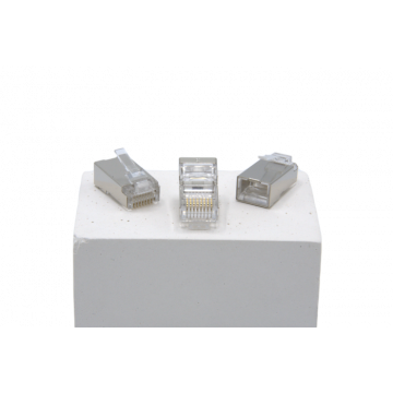 RJ45-Doorvoer Plug Cat.5E Shielded