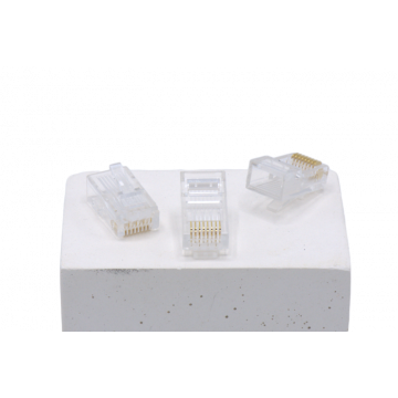 RJ45 Plug Cat.5E Rond/Soepel
