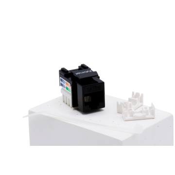 Keystone Jack Cat.5E UTP Zwart