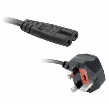 Grayle Powrcord Stroomkabel UK C7 Black 1.8M Fuse:3A