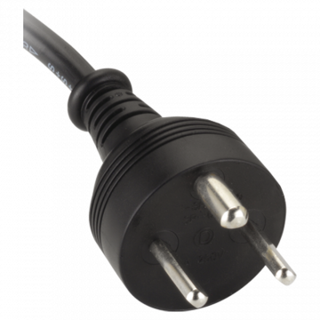 Grayle PowRcord Stroomkabel DK Plug  > C5 Zwart 1.8 Meter