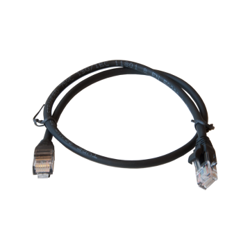 U/FTP CAT.6A AWG28 LSZH MOLDED Black 1.0M