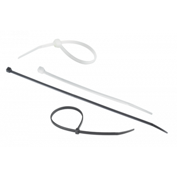 Tie-Wraps 140 X 3.2mm White (100Pcs)