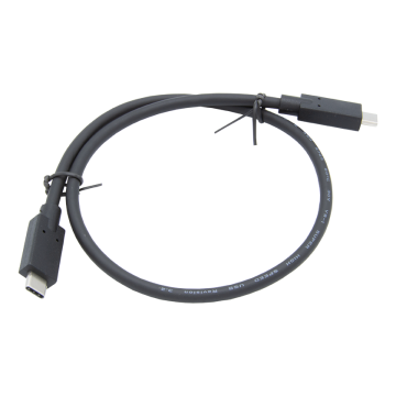 USB C naar USB C kabel 3.2 Gen2 MM 0.5m - zwart