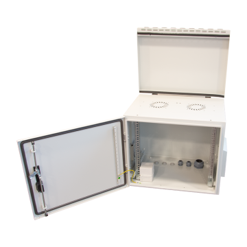 CABINET WALL-M. SINGLE 600*450 12U STEEL