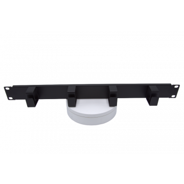 Prestaq 19 Inch Rangeerpaneel 1HE met 4 Kabelhaken (40mm)