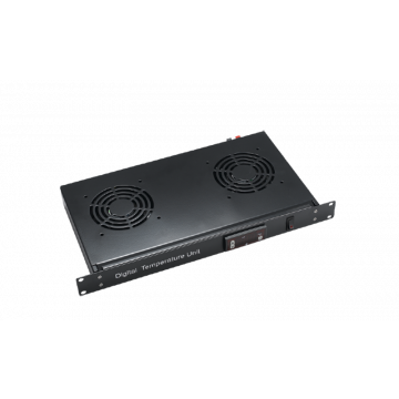 Prestaq 19" Temperatuur Unit 1HE – Digitaal + 2 Fans
