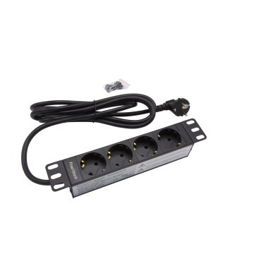 PowRblock 10" Horizontaal 4 x Schuko