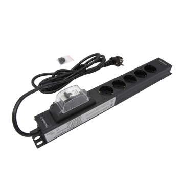 19 inch PDU 5x Schuko met GST18 female 3m 16A