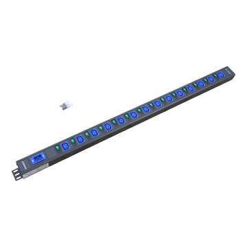 19 inch PDU verticaal 14x C13 met schakelaar beveiligd