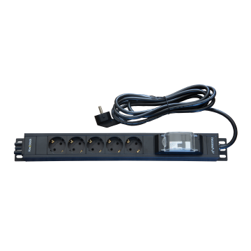 PowRblock 19" Stekkerdoos 5x Schuko + GST18 Female 3M 16A