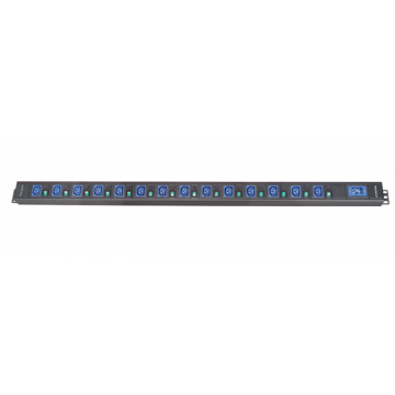 PowRguard 19" PDU Verticaal – 14x C13 Individueel Beveiligd