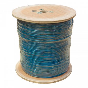 Zybrnet Cat.6A F/UTP Installatiekabel – 500m LSZH Blauw AWG23