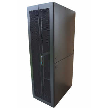 Demokast 42HE 19 Inch: Geperforeerde Splitdeur en Ventilatie