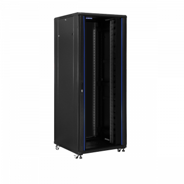 42U Patchkast D800xB800 Glazen Voorzijde Splitdeur