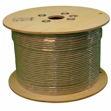 U/UTP CAT.6A 10GB 4P/AWG23 SOLID LSZH GREY 500M Dca