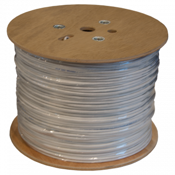 Zybrnet 500 Meter Cat 6 U/UTP Patchkabel LSZH - Wit