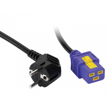 Grayle PowRcord Stroomkabel EU > IEC320 C19 Zwart 4.0 Meter