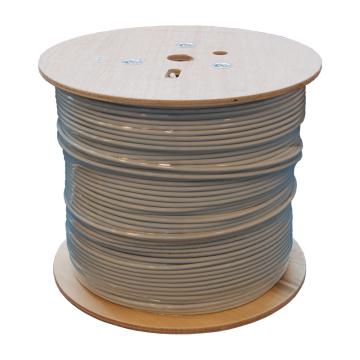 F/UTP CAT.6A 10GB 4P/AWG23 SOLID LSZH GREY Dca Per Meter