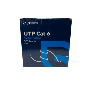 Cat6 datakabel U/UTP stug 24awg Dca LSZH - 305m geel