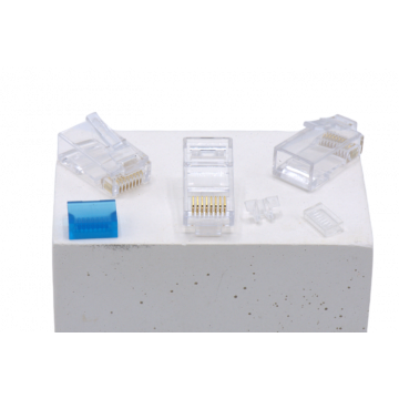 Zybrnet RJ45 Connector Cat 6 Soepele Kern