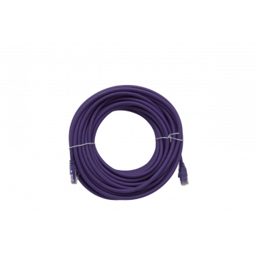 Zybrnet Patchkabel Cat.6 U/UTP Molded lszh w/c comp. level paars 20 meter