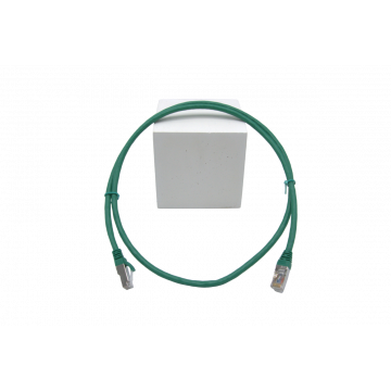 Zybrnet Patch kabel Cat.5e FTP PVC molded groen 2.0 meter