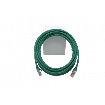 Zybrnet Patch kabel Cat.5e FTP PVC molded groen 10 meter