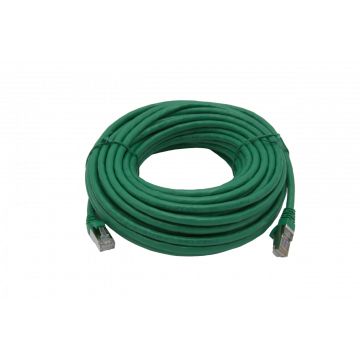 Zybrnet Patch kabel Cat.5e FTP PVC molded groen 30 meter