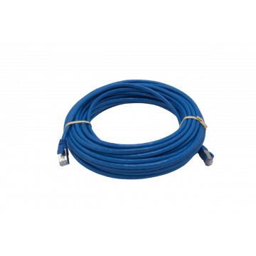 Blauwe Zybrnet 10G Cat.6A S/FTP patchkabel van 30m