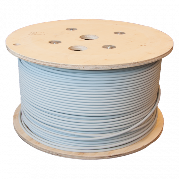 Zybrnet Cat.6A F/UTP Installatiekabel – 500m LSZH AWG23 Grijs
