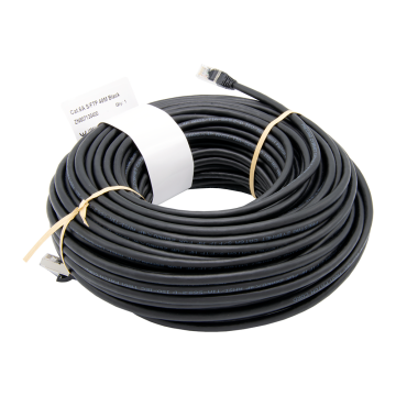 S/FTP CAT6A AWG26 LSZH PUR 40.0 MTR BLACK