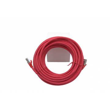 Zybrnet Patch kabel Cat.5e FTP PVC molded rood 30 meter