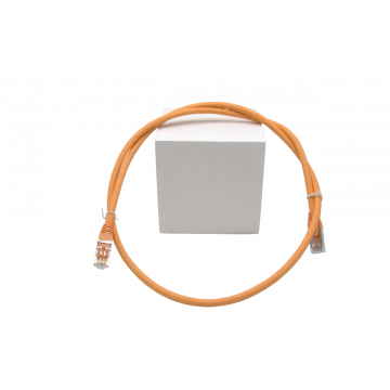 Patch kabel Cat.6 Shielded S/FTP 4P AWG26  PVC  oranje 1.0 meter