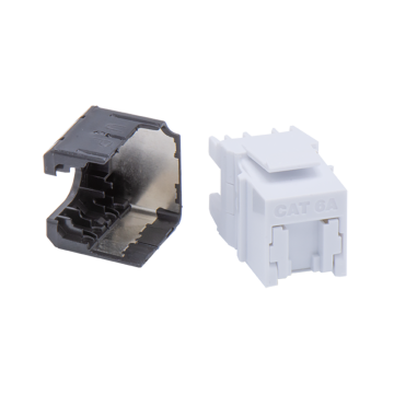 KEYSTONE JACK CAT.6A UTP DUST COVER Single Motion