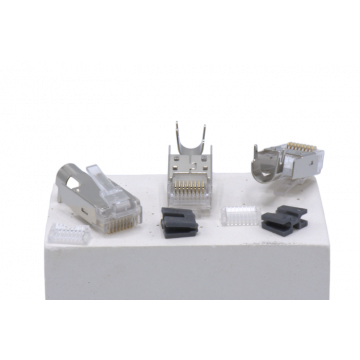 Zybrnet Connector Afgeschermd Cat 6A voor Soepele kern