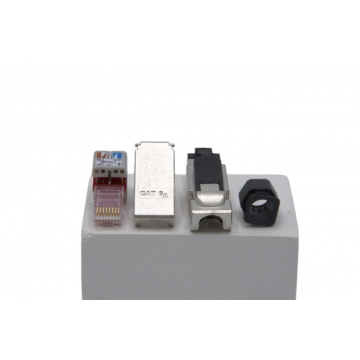 Zybrnet Connector Cat 6A/7A voor Massieve kern